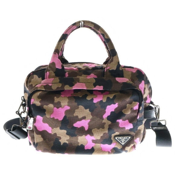 Prada Multicolor Shoulder Camouflage Triangle Bag - Picture 1 of 5